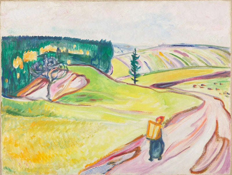Droga w Turyngii - Edvard Munch