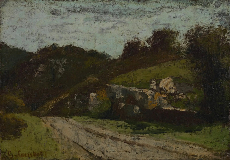 Słoneczna droga - Gustave Courbet