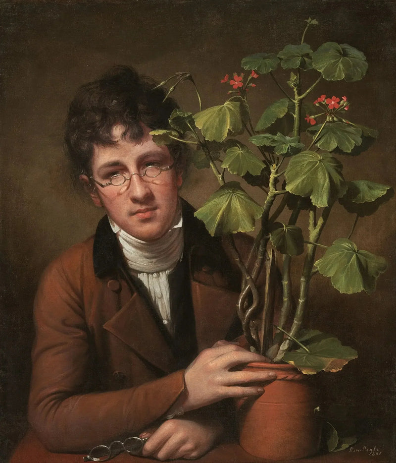Rubens Peale z pelargonią - Rembrandt Peale