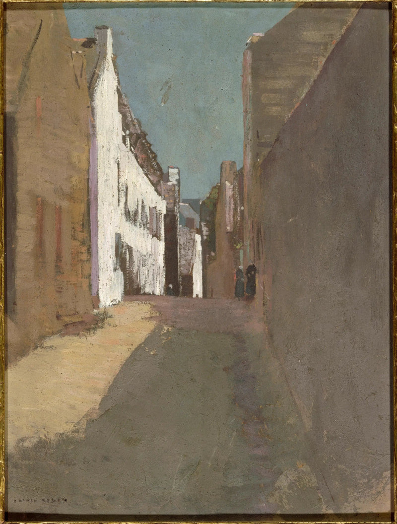 ulica w Douarnenez - Odilon Redon