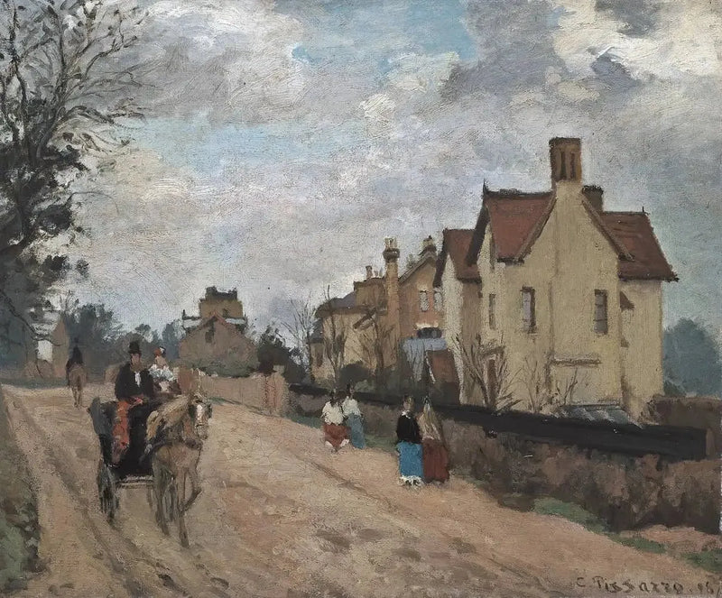 Ulica w Upper Norwood - Camille Pissarro