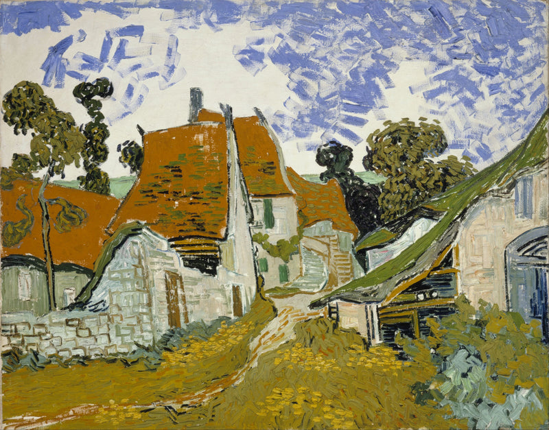 Ulica w Auvers-sur-Oise - Vincent van Gogh