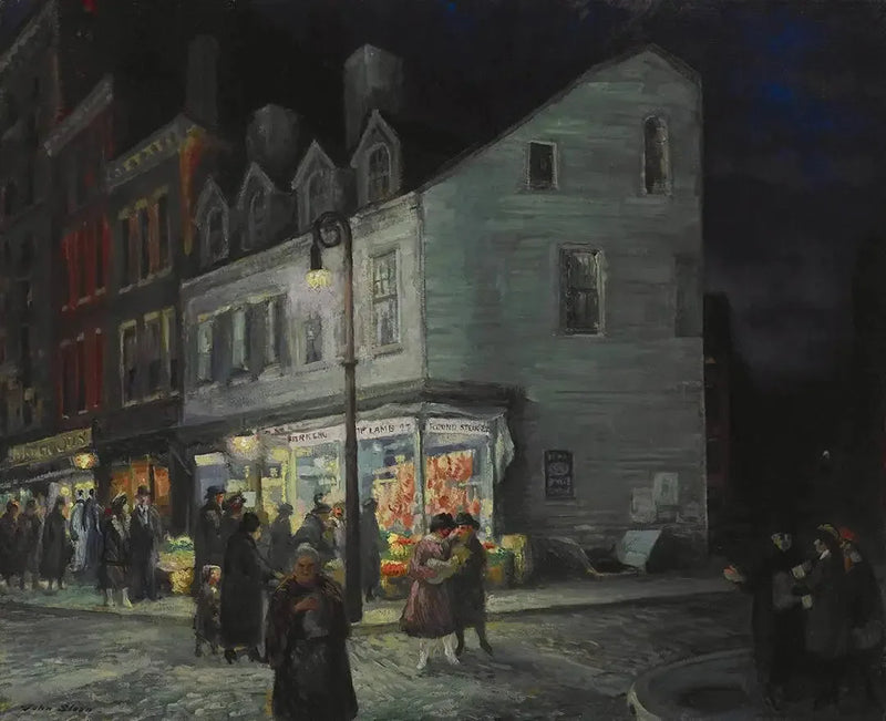 Ulica Bleecker, sobotni wieczór - John Sloan