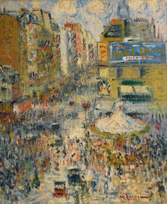 RUE DE CLIGNANCOURT, SOLEIL, LE QUATORZE JUILLET - Gustave Loiseau
