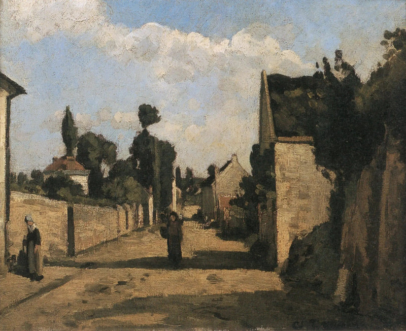 Ulica Hermitage w Pontoise - Camille Pissarro
