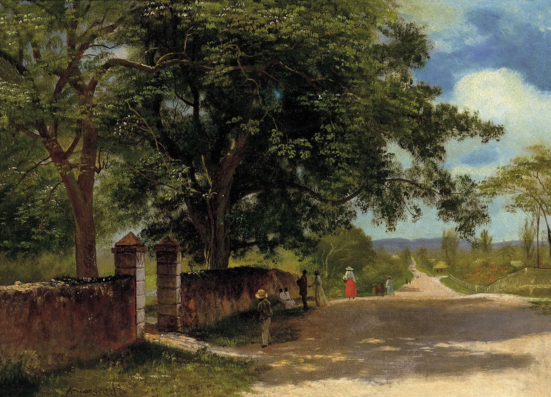 Ulica Nassau - Albert Bierstadt