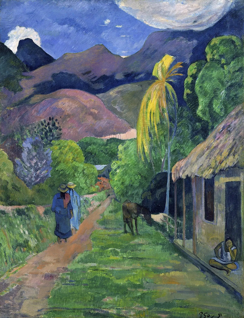 Ulica Tahiti - Paul Gauguin