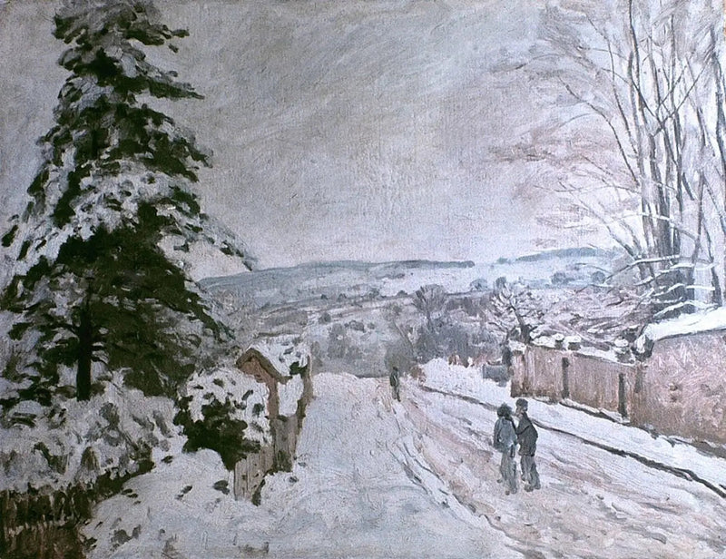 Ulica Latającego Serca w Louveciennes - Alfred Sisley