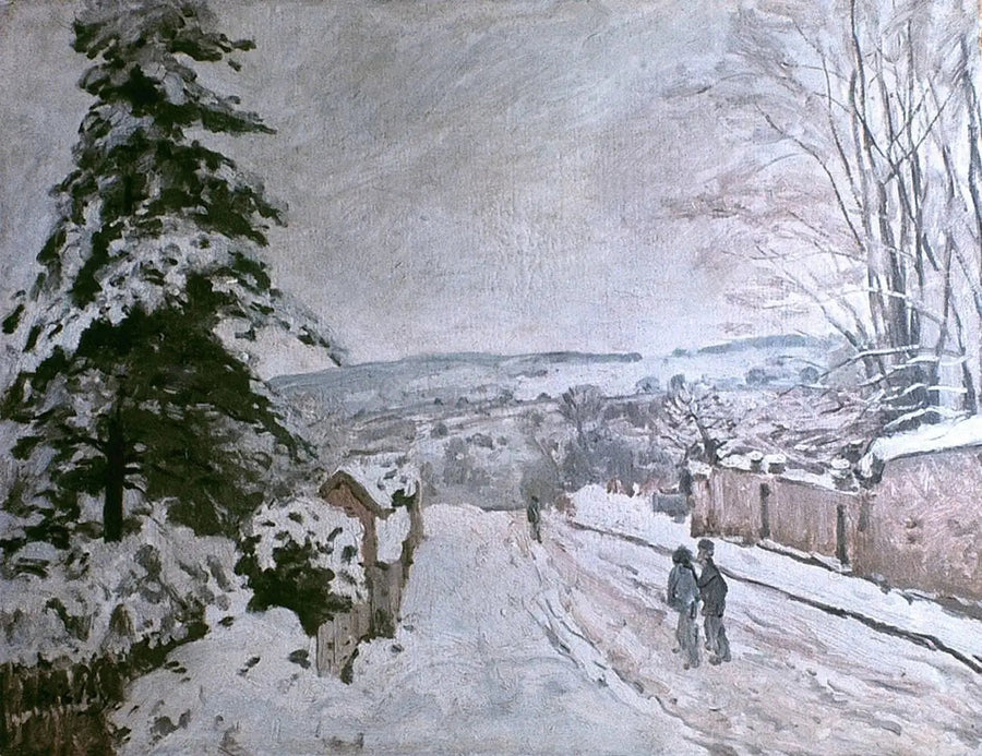 Ulica Latającego Serca w Louveciennes - Alfred Sisley