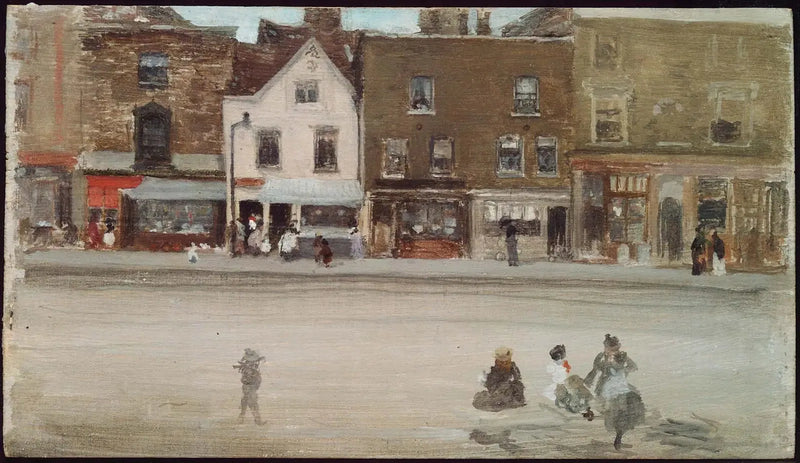 Ulica Starego Chelsea - James Abbott McNeill Whistler