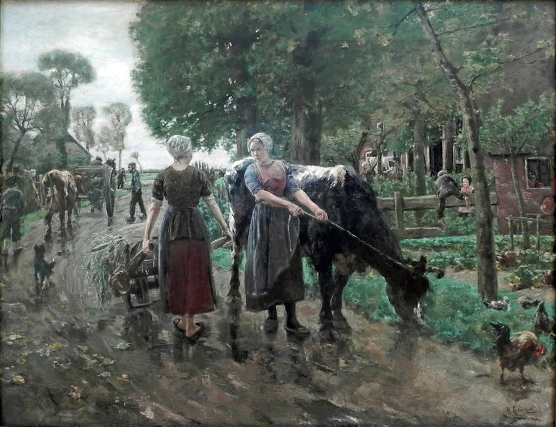 Ulica holenderskiej wioski - Max Liebermann