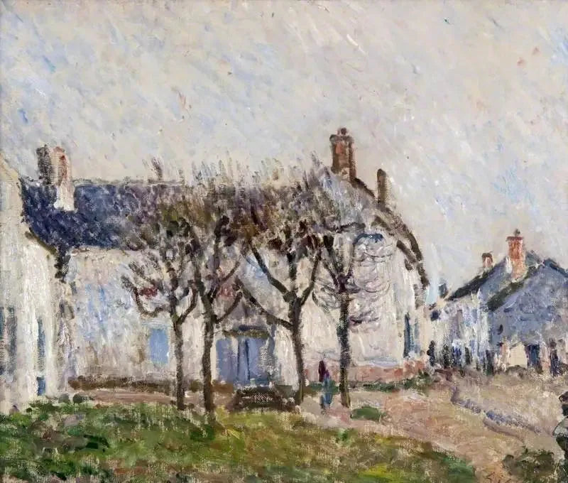 Ulica Wioski, Moret-sur-Loing - Alfred Sisley