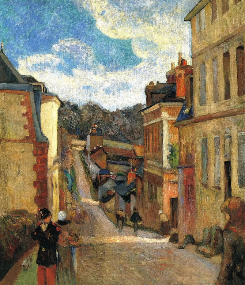 Ulica Jouvenet w Rouen - Paul Gauguin