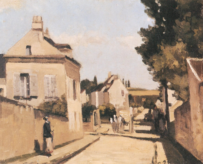 Ulica L'Hermitage - Camille Pissarro