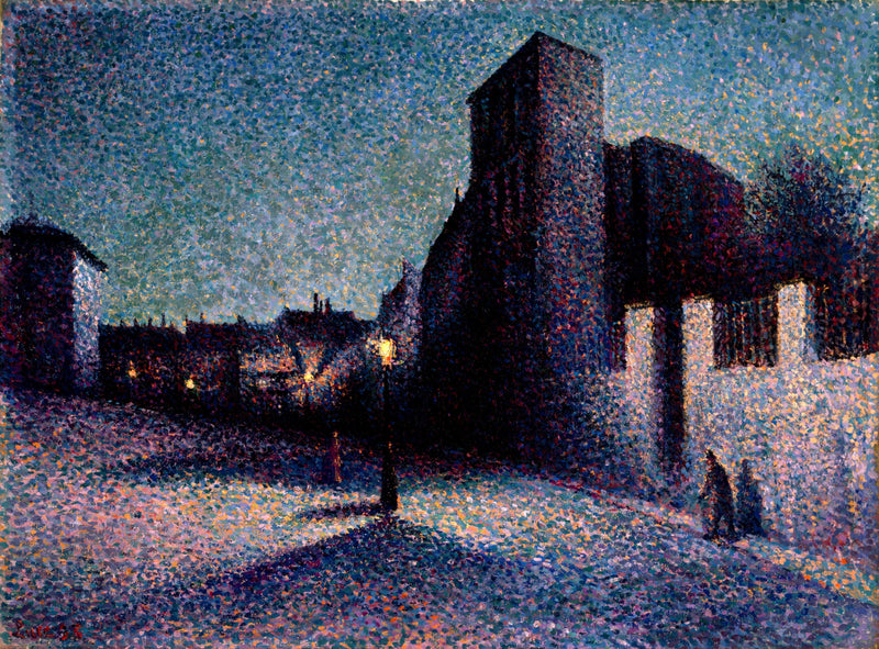 Rue Ravignan, Paryż - Maximilien Luce