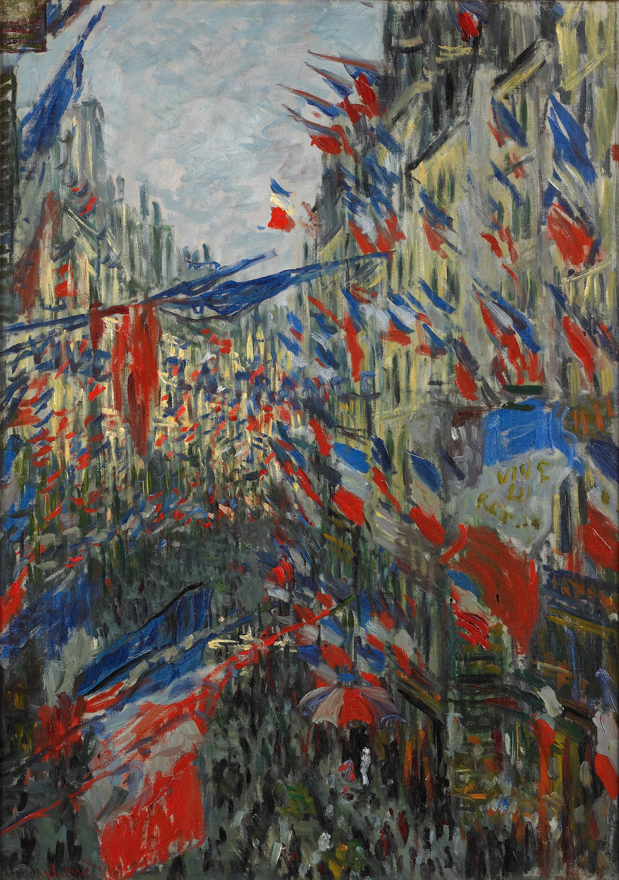 Rue Saint-Denis, święto 30 czerwca 1878 W470 - Claude Monet