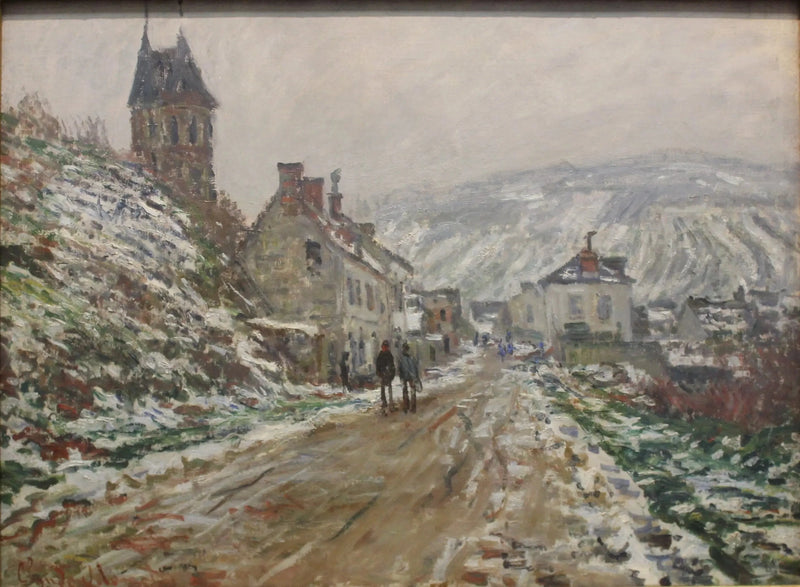 Wiejska ulica w Vétheuil W510 - Claude Monet