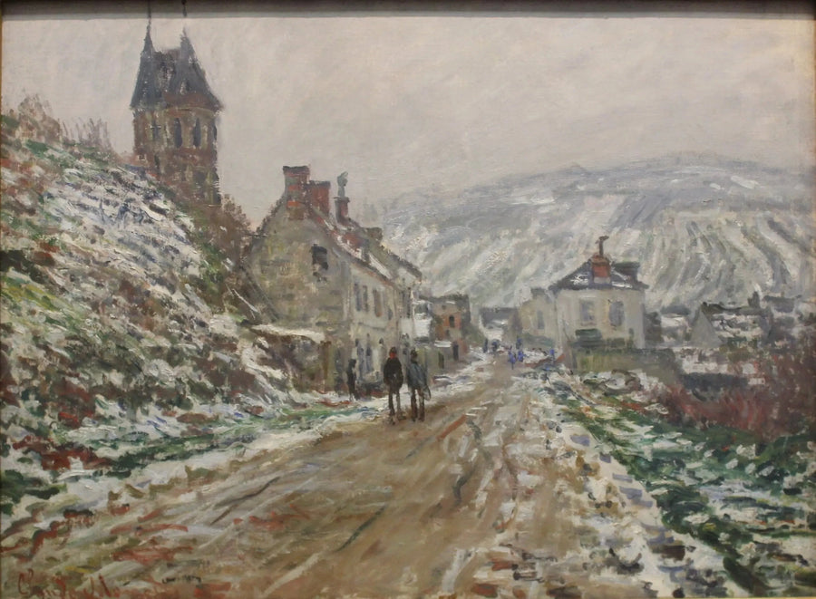 Wiejska ulica w Vétheuil W510 - Claude Monet