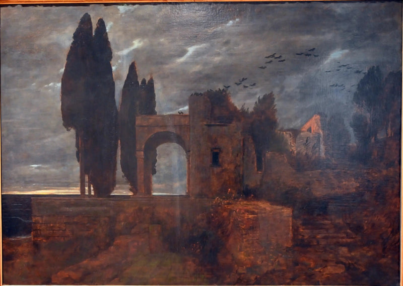 Ruiny willi nad morzem - Arnold Böcklin