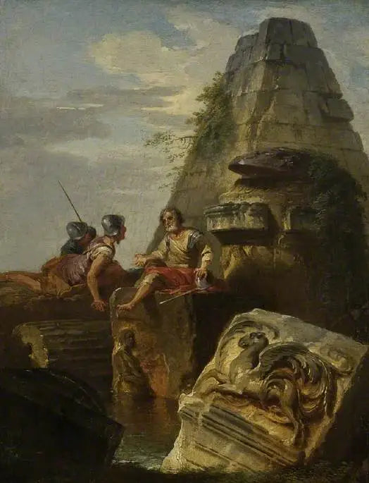 Ruiny z postaciami - Giovanni Paolo Panini