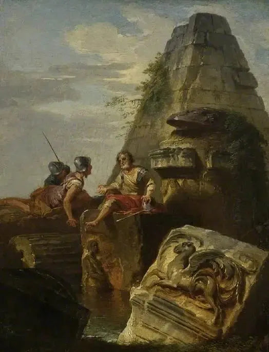 Ruiny z postaciami - Giovanni Paolo Panini