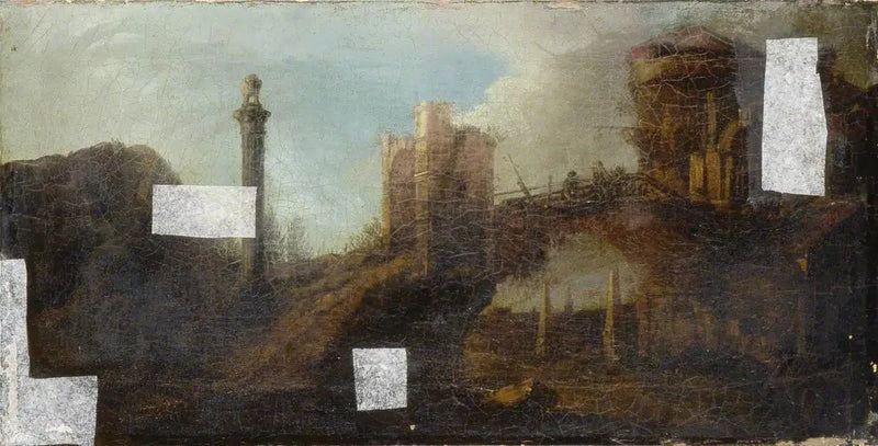 Klasyczne ruiny - Canaletto