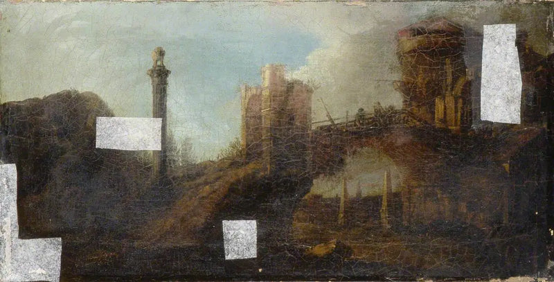 Klasyczne ruiny - Canaletto
