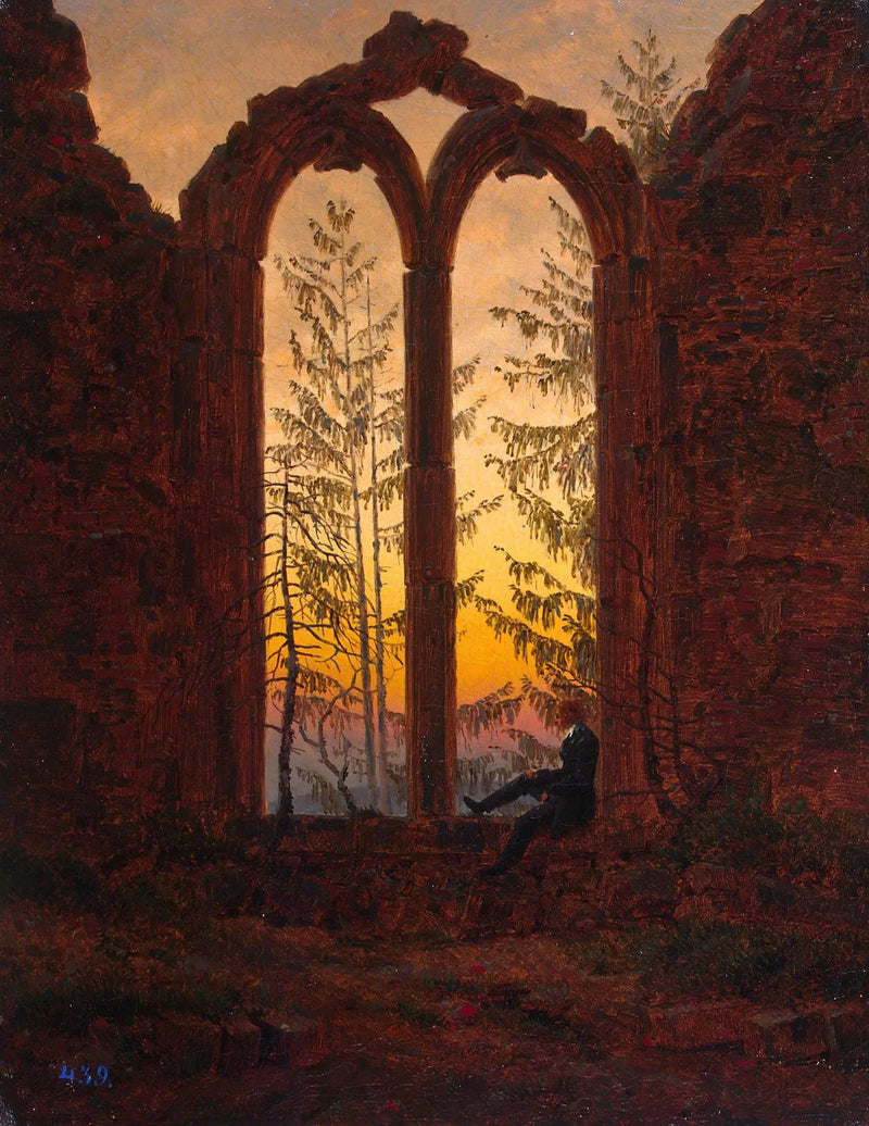 ruiny klasztoru w Oybin - Caspar David Friedrich