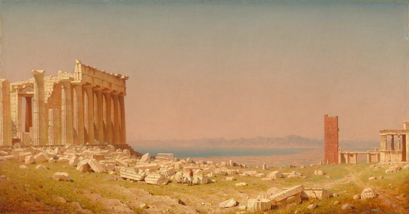 Ruiny Partenonu - Sanford Robinson Gifford