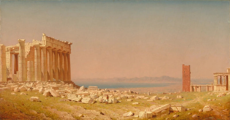Ruiny Partenonu - Sanford Robinson Gifford
