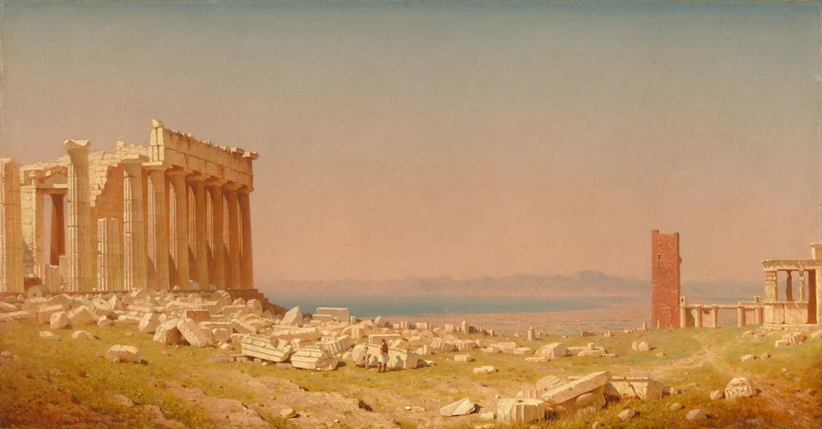 Ruiny Partenonu - Sanford Robinson Gifford