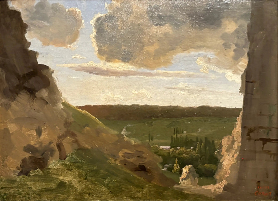 Ruiny średniowieczne - Jean-Baptiste Camille Corot