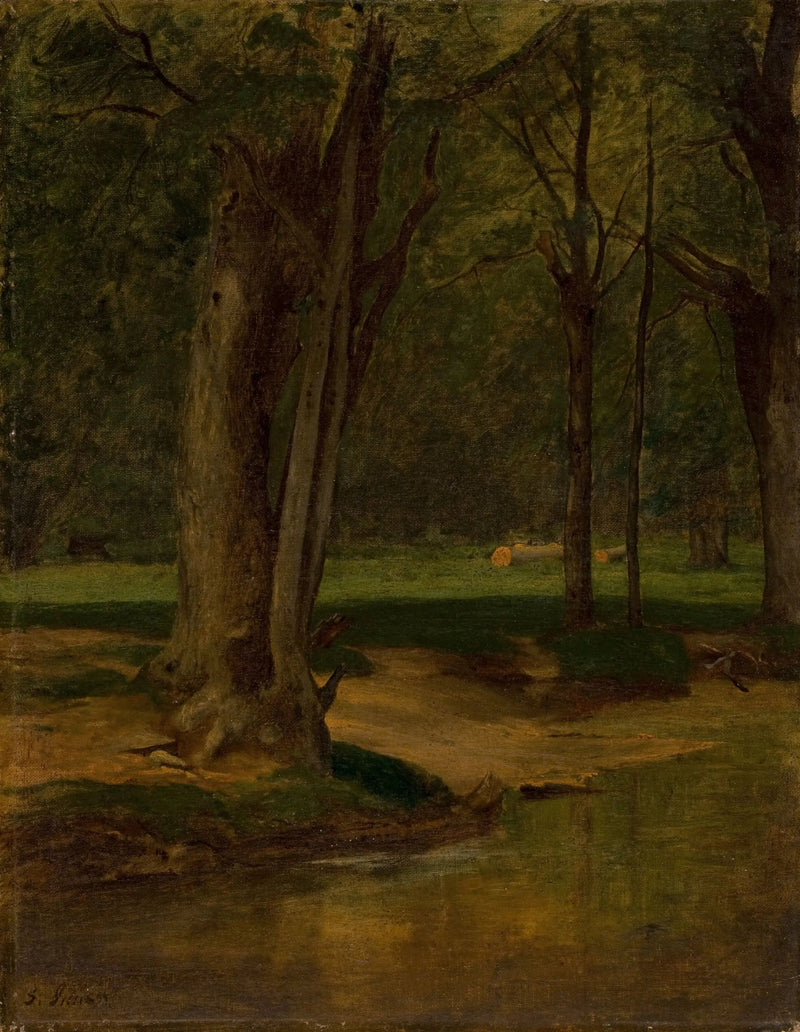 Potok z pstrągami, North Conway - George Inness