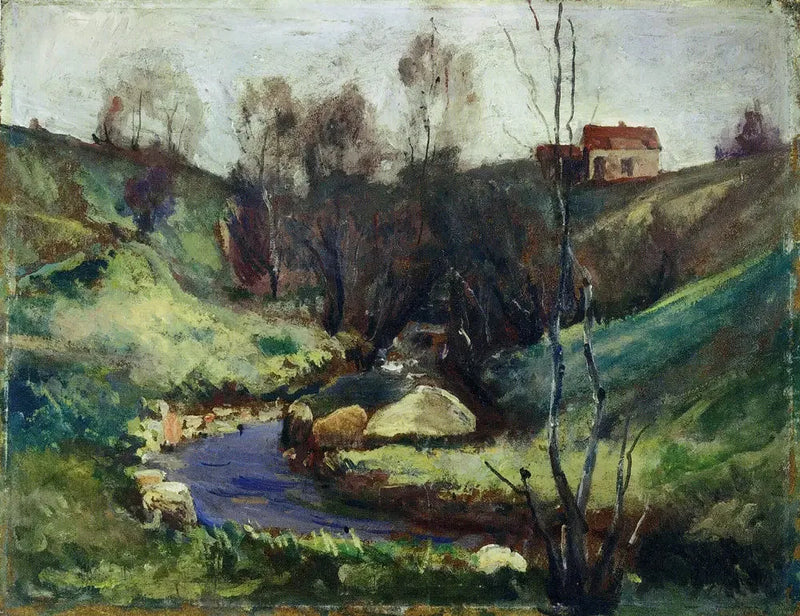 Strumień wiosną - Edvard Munch