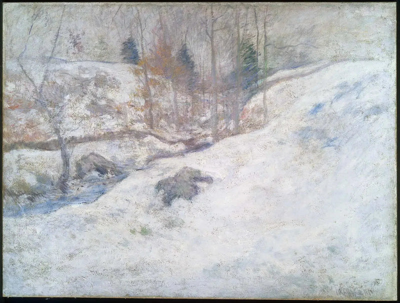 Potok zimą - John Henry Twachtman
