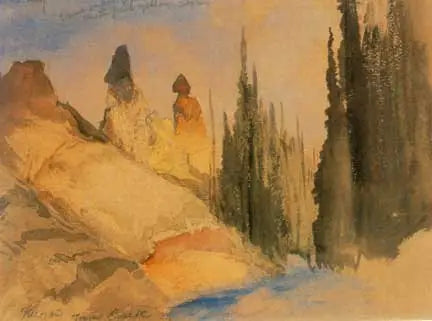 Ruisseau Tower - Thomas Moran - Alpha Reproduction