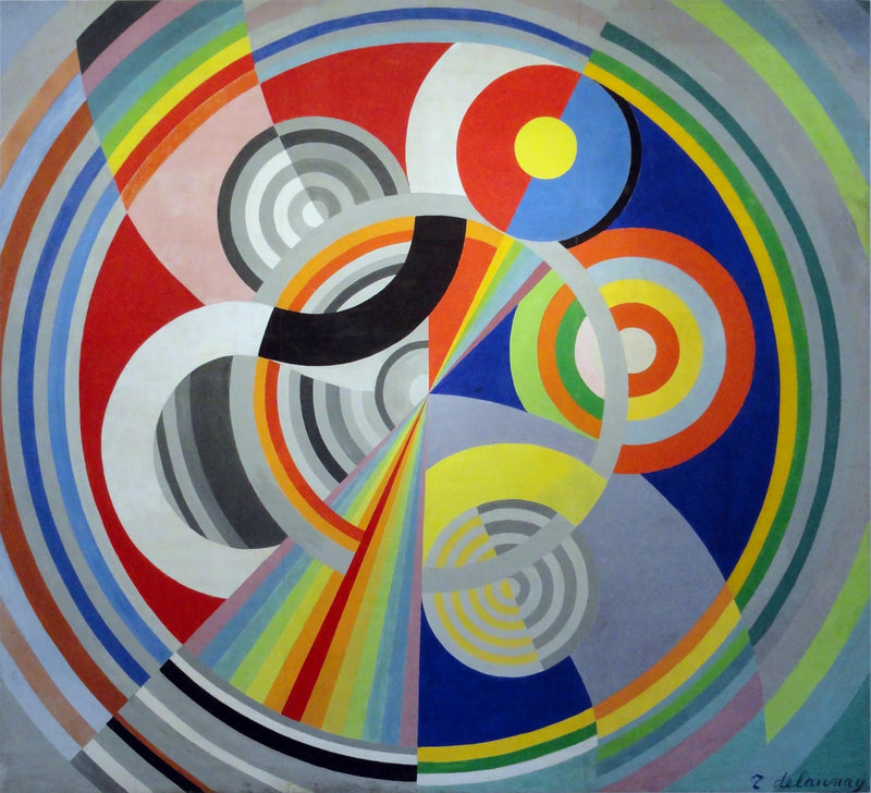 Rytm nr 1, dekoracja do Salonu Tuileries - Robert Delaunay