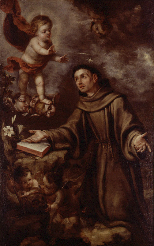 Św. Antoni Padewski i Dzieciątko JezusSan Antonio de Padua y el Niño Jesús - Juan de Valdés Leal