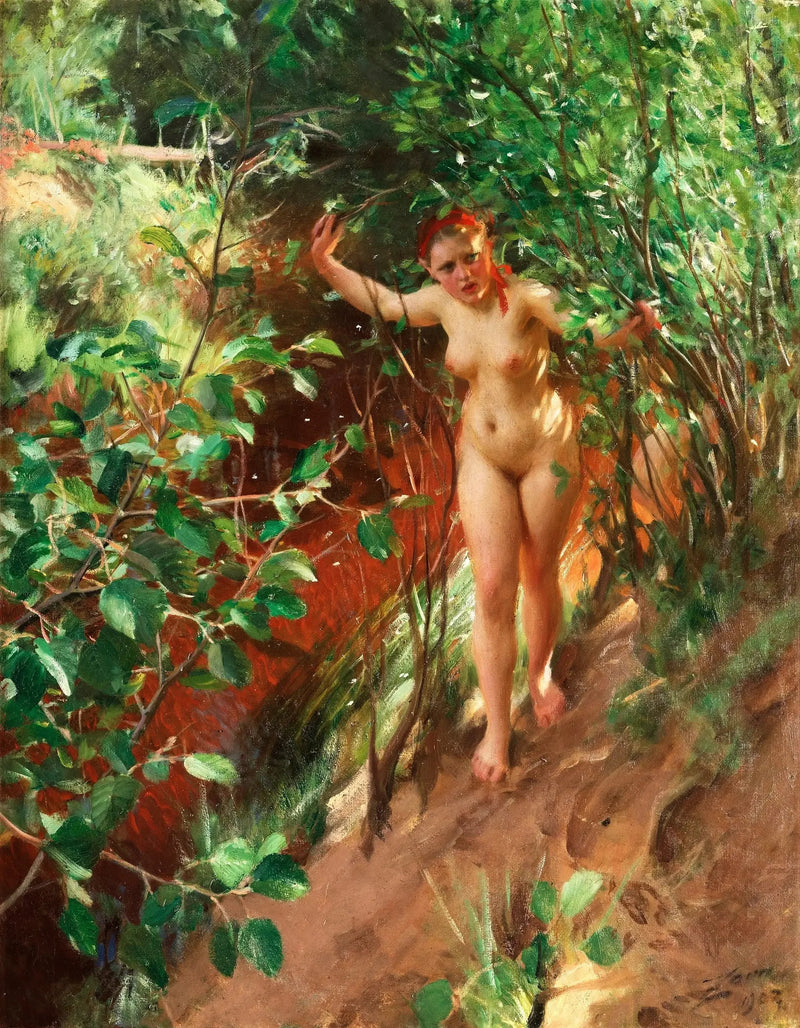 Czerwony piasek - Anders Zorn