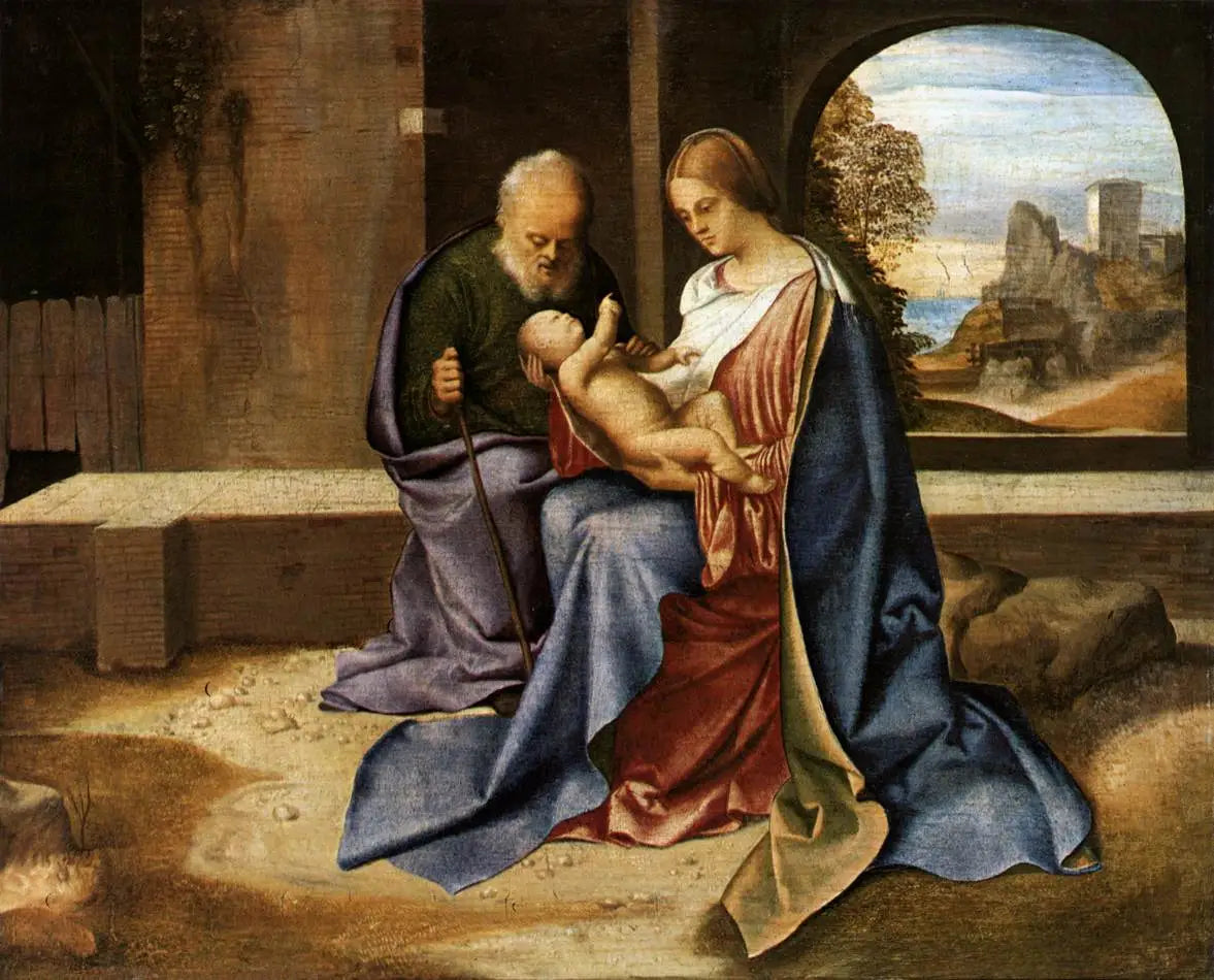 Sacra Famiglia Benson - Giorgione - Alpha Reproduction