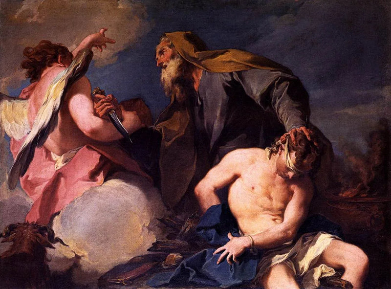 Ofiara Izaaka - Giovanni Battista Pittoni