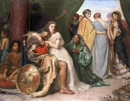 Ofiara córki Jeptha - John Everett Millais