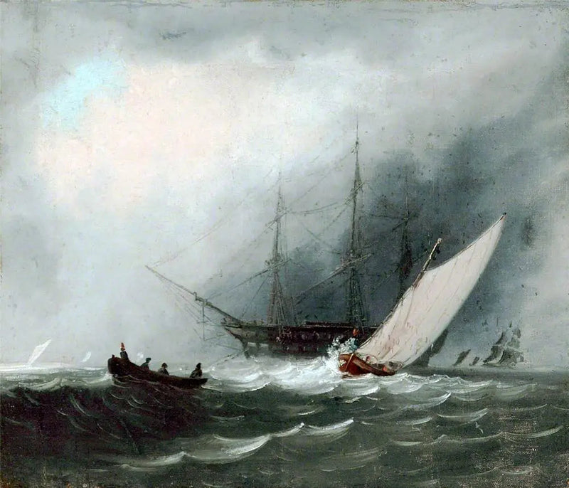 Żaglowiec (Okręt wojenny) - J. M. W. Turner