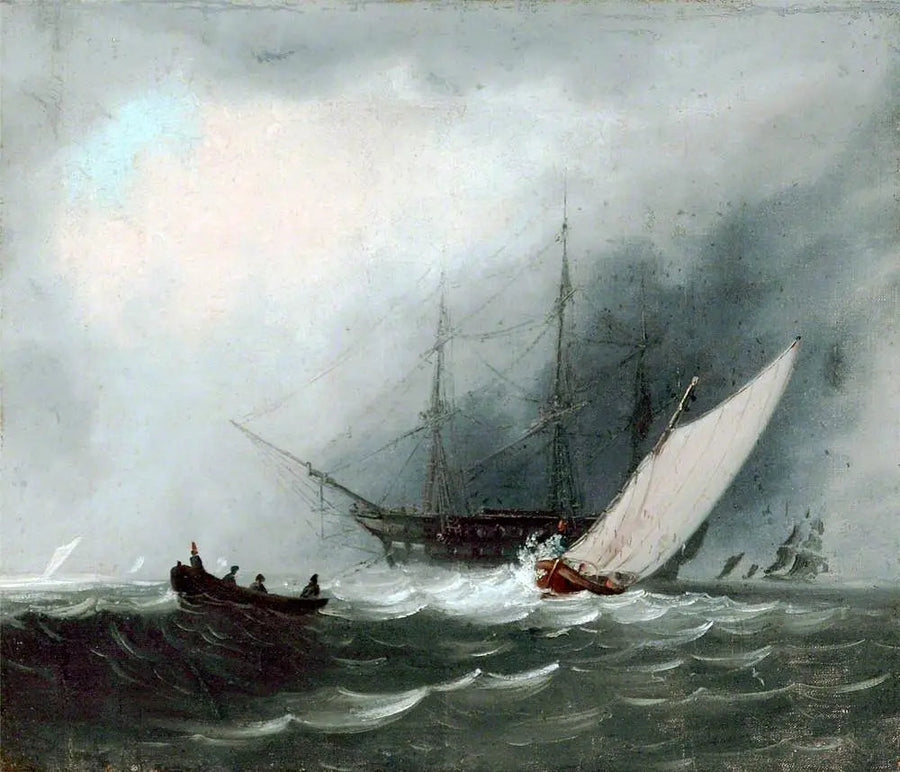 Żaglowiec (Okręt wojenny) - J. M. W. Turner