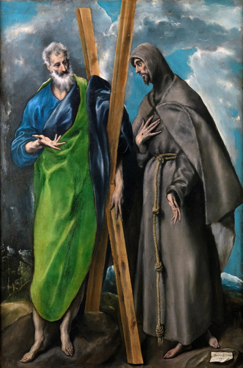 Święty Andrzej i Święty Franciszek - El Greco