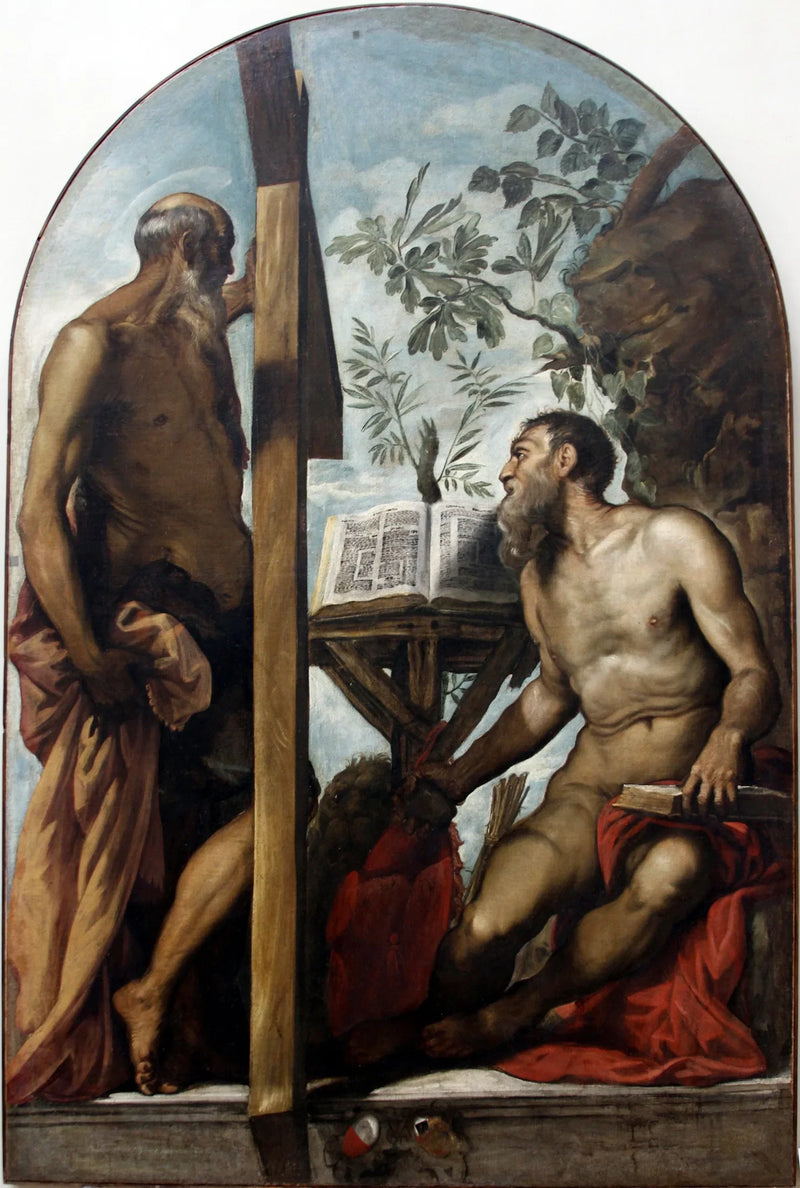 Święty Andrzej i Święty Jerzy - Jacopo Tintoretto
