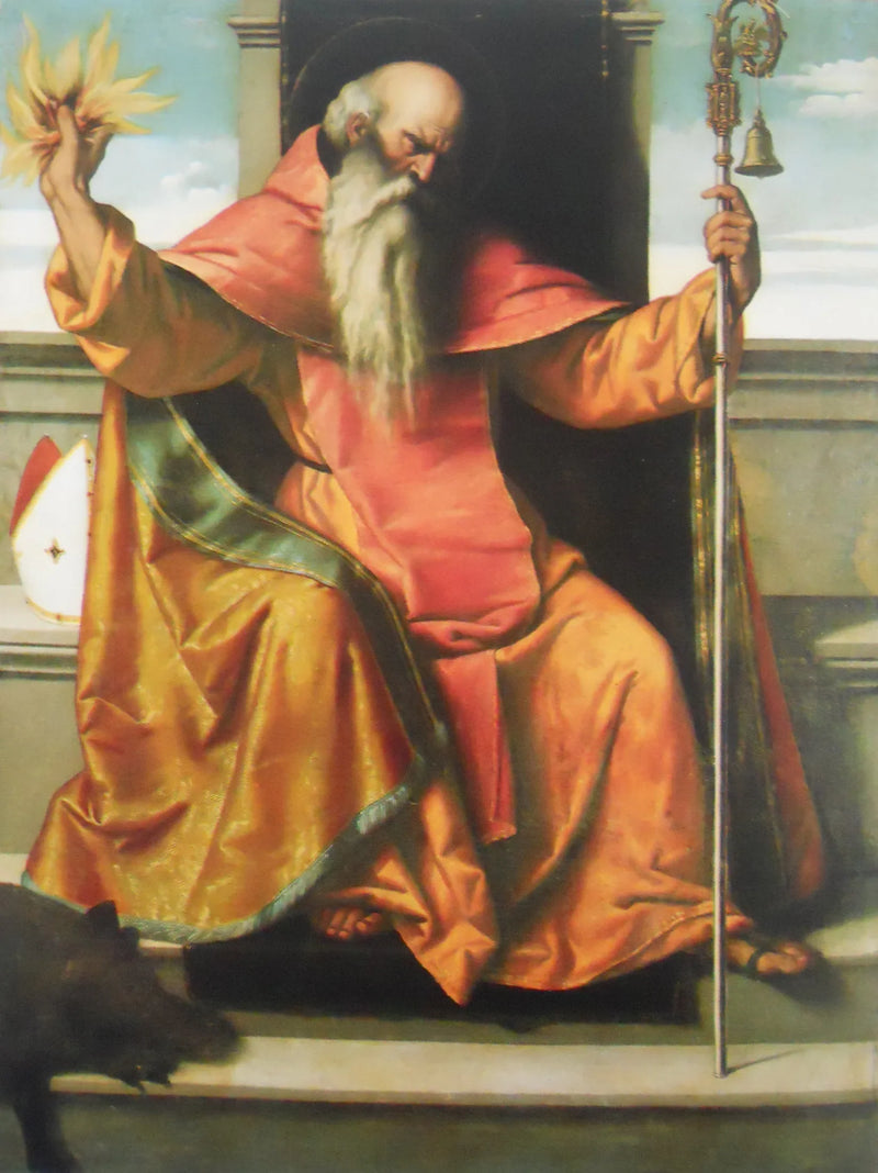 Święty Antoni Abbe - Alessandro Bonvicino