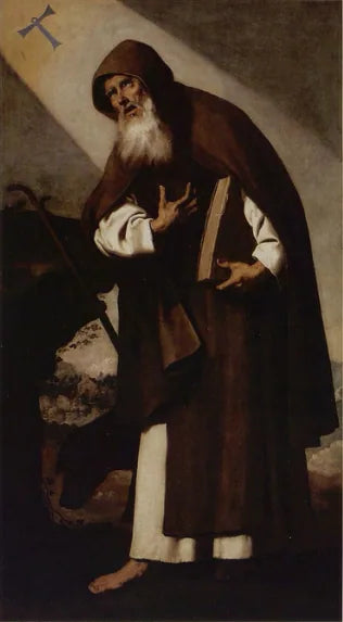 Święty Antoni Abbe - Francisco de Zurbarán