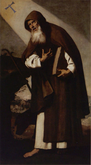 Święty Antoni Abbe - Francisco de Zurbarán