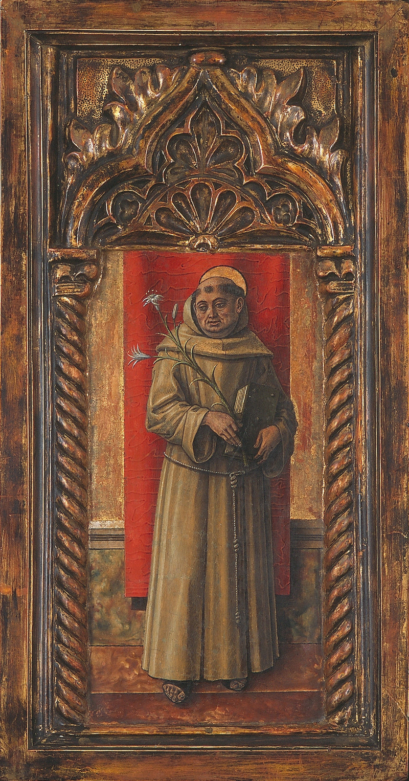 Święty Antoni z Padwy - Carlo Crivelli